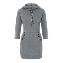 Load image into Gallery viewer, Women&#39;s Fashion Long Sleeve Hoodies Dresses Slim  Plus Size Pullover Clothing