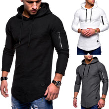 Load image into Gallery viewer, Fashion Men&#39;s T-shirts Hoodie Slim Fit Casual