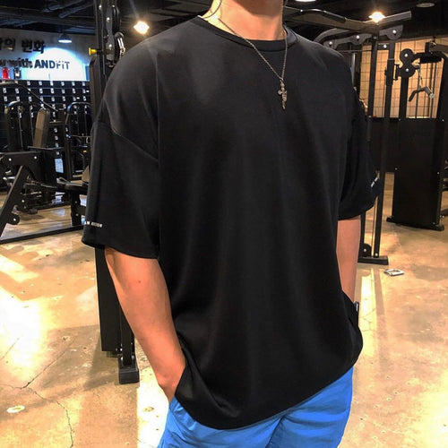 Oversize Cotton Men Tee Shirts