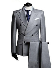 Load image into Gallery viewer, New Custom Made Fashion Men&#39;s 3 Piece Suit (Jacket+Pant+Tie)