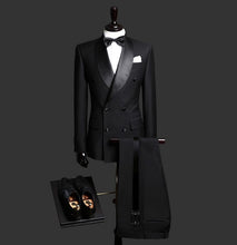 Load image into Gallery viewer, New Custom Made Fashion Men&#39;s 3 Piece Suit (Jacket+Pant+Tie)