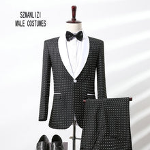Load image into Gallery viewer, New Custom Made Fashion Men&#39;s 3 Piece Suit (Jacket+Pant+Tie)