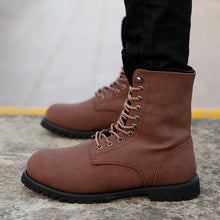 Load image into Gallery viewer, New Winter Boots Men Warm Shoes Mens Luxury Martin Boots with Fur Antiskid Work Boot Casual Leather Shoes Big Size899