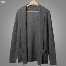 Load image into Gallery viewer, Men&#39;s Cardigan Sweater England Style