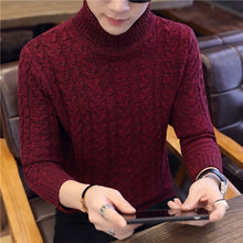 Load image into Gallery viewer, Winter Turtleneck Warm Sweater Men Turtleneck Brand Men Sweaters Slim Fit Pullover Men&#39;s Knit Male Double Neck NEW