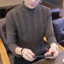 Load image into Gallery viewer, Winter Turtleneck Warm Sweater Men Turtleneck Brand Men Sweaters Slim Fit Pullover Men&#39;s Knit Male Double Neck NEW
