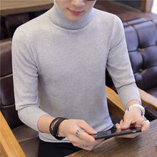 Load image into Gallery viewer, Winter Turtleneck Warm Sweater Men Turtleneck Brand Men Sweaters Slim Fit Pullover Men&#39;s Knit Male Double Neck NEW