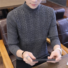 Load image into Gallery viewer, Winter Turtleneck Warm Sweater Men Turtleneck Brand Men Sweaters Slim Fit Pullover Men&#39;s Knit Male Double Neck NEW