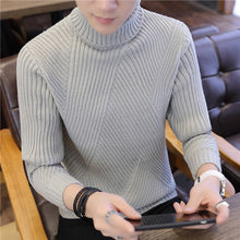 Load image into Gallery viewer, Winter Turtleneck Warm Sweater Men Turtleneck Brand Men Sweaters Slim Fit Pullover Men&#39;s Knit Male Double Neck NEW