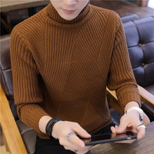 Load image into Gallery viewer, Winter Turtleneck Warm Sweater Men Turtleneck Brand Men Sweaters Slim Fit Pullover Men&#39;s Knit Male Double Neck NEW
