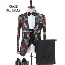 Load image into Gallery viewer, Men&#39;s High Quality 3 Piece Plaid Suits