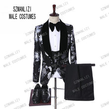 Load image into Gallery viewer, Men&#39;s High Quality 3 Piece Plaid Suits