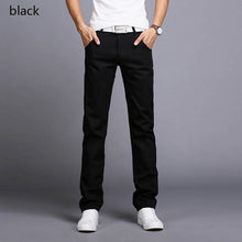 Load image into Gallery viewer, New Design Casual Men Pants Cotton Solid Khaki