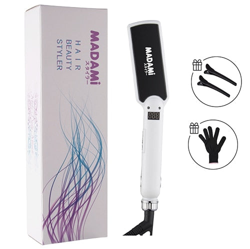 MCH 470F High Temperature Wide Plates Keratin Straightening Irons Styling Tool Titanium Professional Hair Straightener Flat Iron