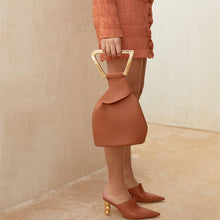 Load image into Gallery viewer, Luxury brand handbags high quality leather bags solid bucket bag fashion acrylic handle shoulder bag summer new bolsa feminina